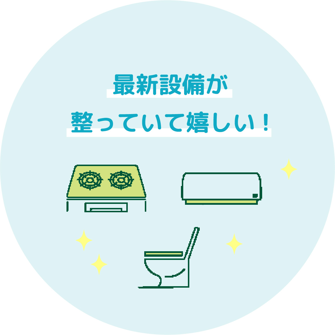 最新設備が整っていて嬉しい!