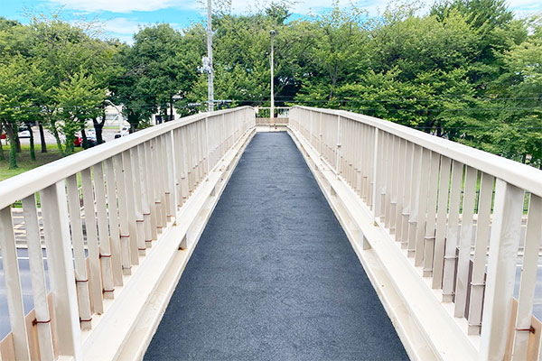 ツネマツガス_歩道橋清掃_7