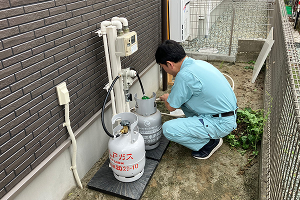 即湯サービス作業