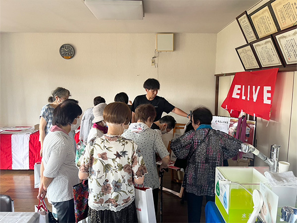 リライブシャツ体験会の様子