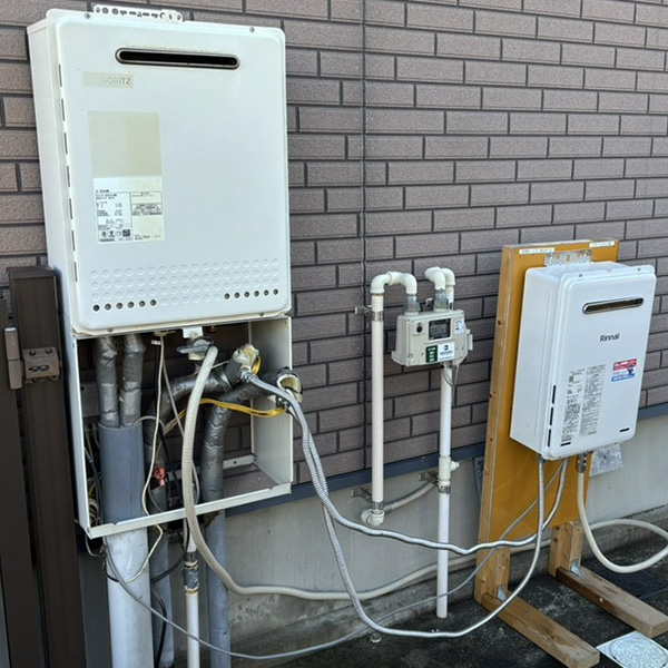 給湯器交換前の写真（即湯サービス利用）